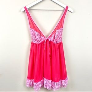 Victoria secret babydoll sheer spaghetti lingerie